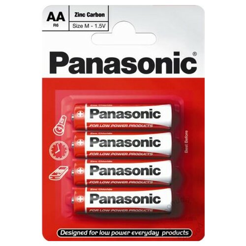 Panasonic R6 AA 1,5V Cink-karbon (obične) baterija Slike