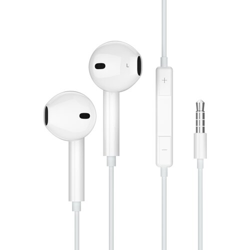 Jellico slušalke EP2A s 3,5 mm vtičem in mikrofonom, bele Cene