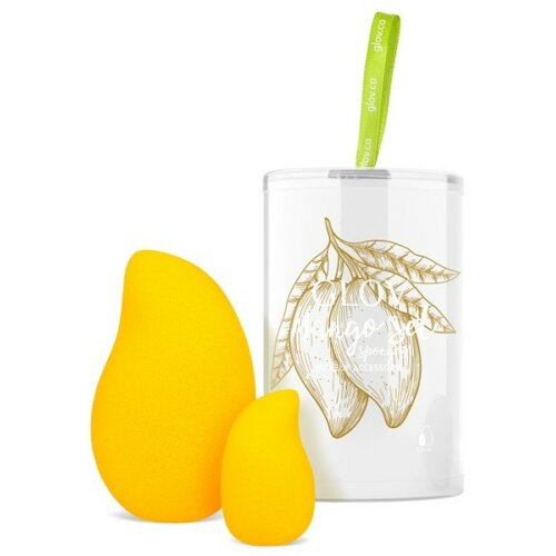 Glov set sunđera za blendovanje šminke mango Slike