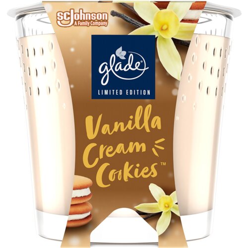 Glade Sveća vanilla cream cookies 129g Cene