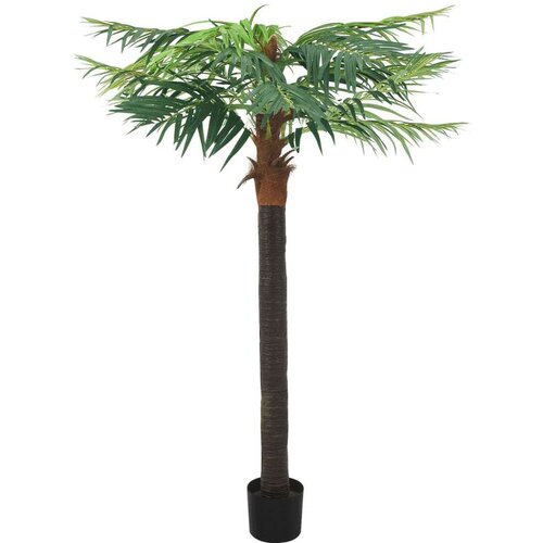 vidaXL Umetna palma datljevec z loncem 215 cm zelena Cene