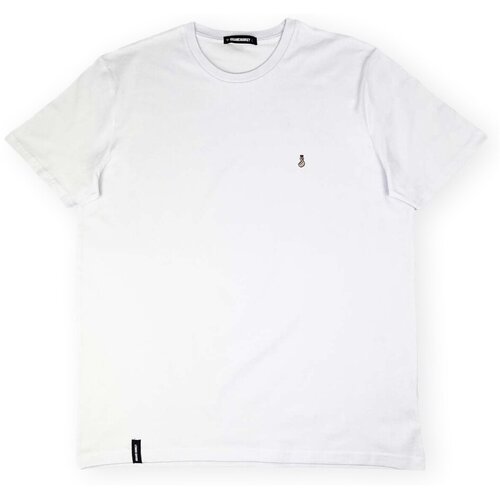 Organic Monkey Majice &amp;amp; Polo majice T-Shirt Love Donation - White Bela Slike