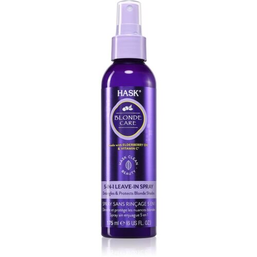 Hask Blonde Care 5-in-1 Leave-In Spray pr&amp;scaron;ilo brez spiranja za blond lase 175 ml Slike