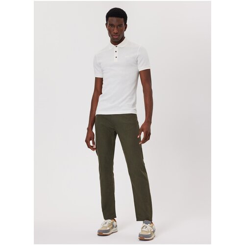Lee Cooper Ecru Men's Polo T-shirt 232 Lcm 242059 Tylen Ecru Cene