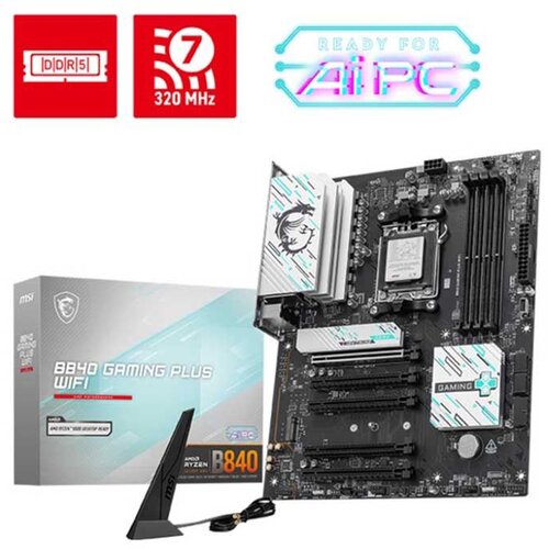 MSI B840 GAMING PLUS WIFI motherboard AMD B840 Socket AM5 ATX Cijene