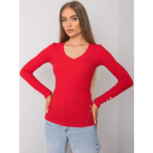 RUE PARIS Blouse-RV-BZ-7245.07-red Cene