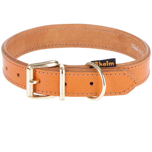 Heim usnjena ovratnica Buffalo, konjak - Velikost 60: 45 - 55 cm obseg vratu Cene