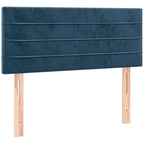 Box spring krevet s madracem tamnoplavi 100x200 cm bar&amp;scaron;unasti Slike
