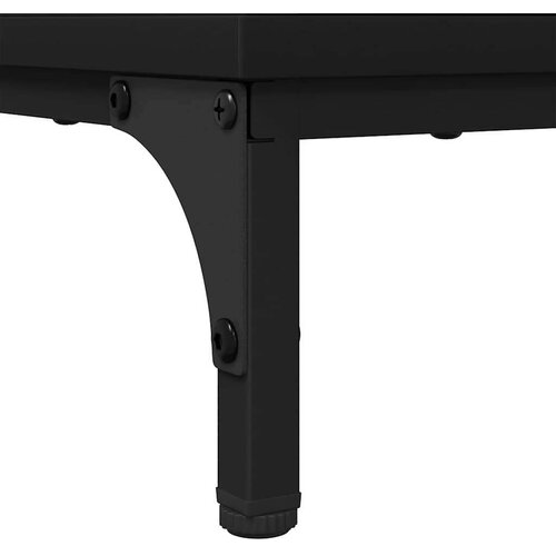 VidaXL Stolić za kavu Crna 90 x 49 x 46 cm Konstruirano drvo Slike