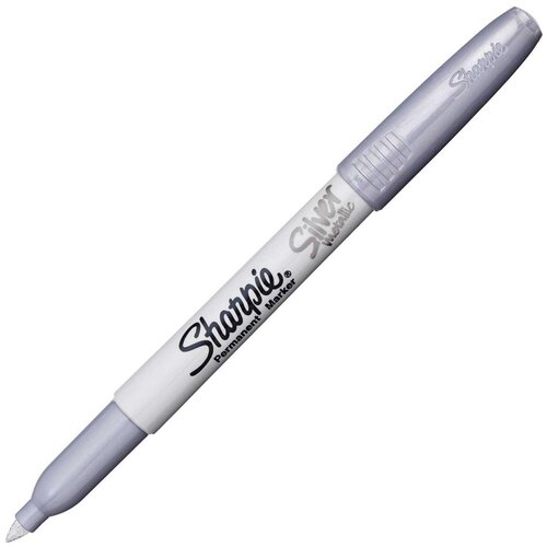 Sharpie Marker Fine Metalic, 1 kos, srebrn Slike