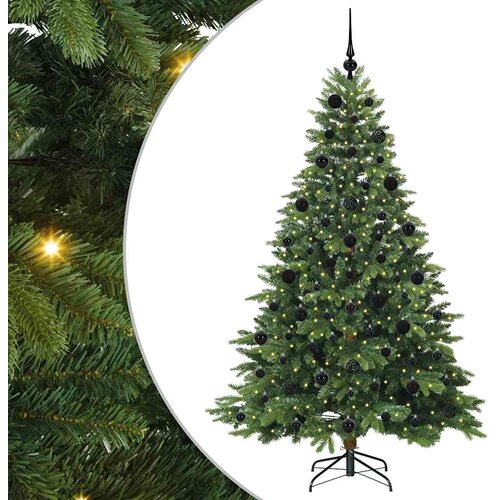  Umjetno božićno drvce s stalakom Zelena 210 cm PE i PVC Cene