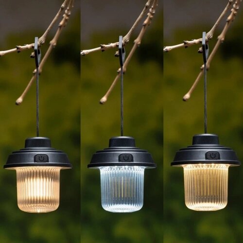 Grundig LED kamperska lampa LED/3xAA 3000/4500/6000K IP44 crna Slike