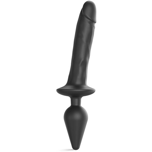 Strap-On-Me Realistic Switch Plug-in 2in1 Dildo & Butt Plug Black XXL Cijene