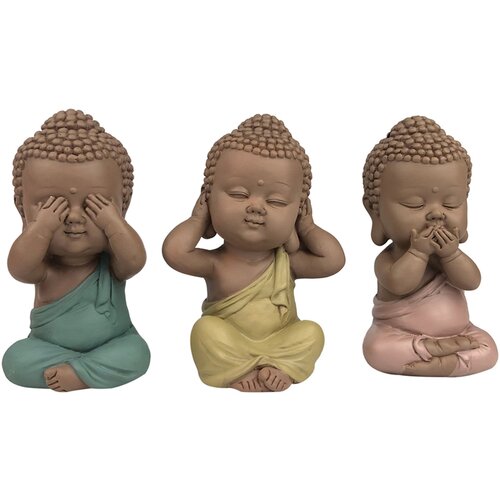Signes Grimalt Linda Buddha Set 3 Jedinice Multicolour Slike