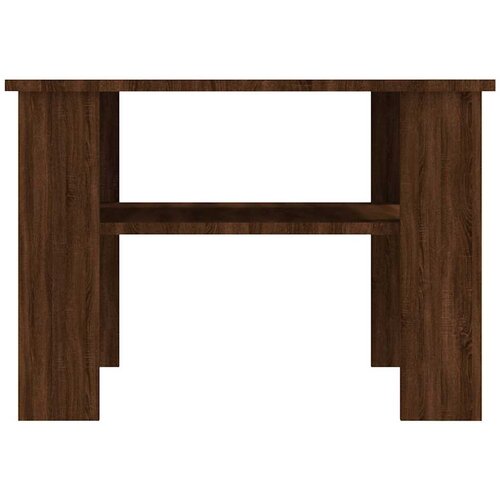  Stolić za kavu smeđa boja hrasta 60x60x42 cm konstruirano drvo Slike