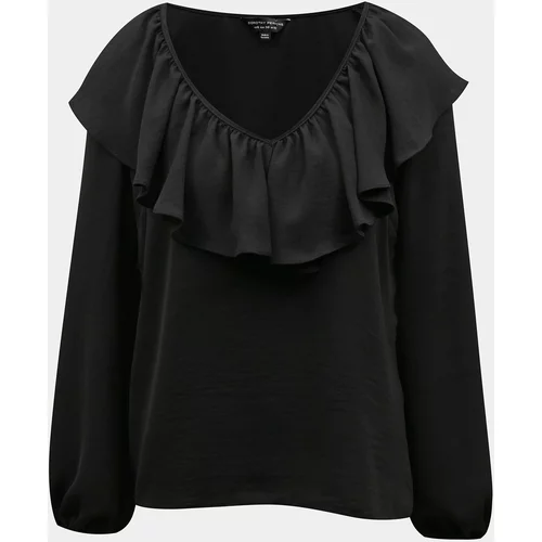 Dorothy Perkins Black blouse with ruffles