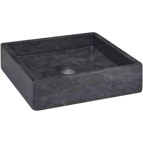 vidaXL Umivalnik črn 40x40x10 cm marmor, (5000179275) Cene