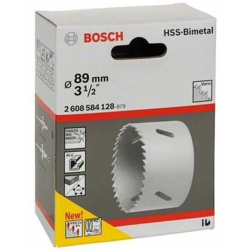 Bosch testera za otvore hss-bimetal za standardne adaptere 2608584128/ 89 mm/ 3 1/2" Slike