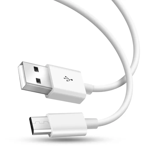 AVIZAR Polnilni kabel vrste Micro USB, hiter prenos in sinhronizacija, 1M - bel, (20633130)