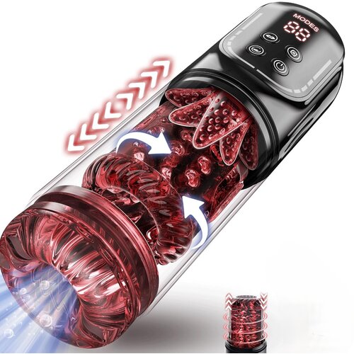 SuperLove Automatic Licking, Sucking, Thrusting, Rotating &amp;amp; Vibrating Ultimate Masturbator Slike