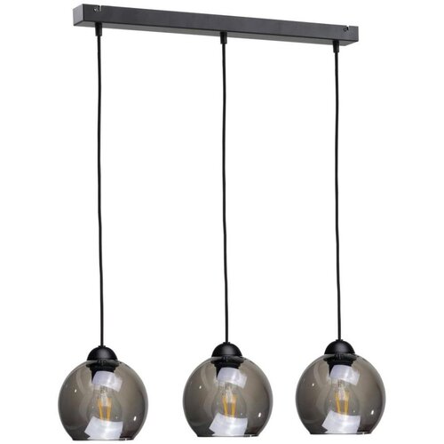  Luster na sajli UNO 3xE27/60W/230V crna/zadimljena Cene