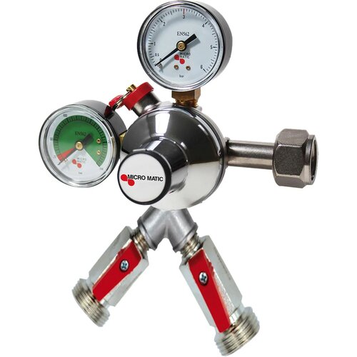 ich-zapfe CO2 redukcijski ventil Premium Micro Matic 2-vodovni za bierzapfanlage, (5000216955) Cene