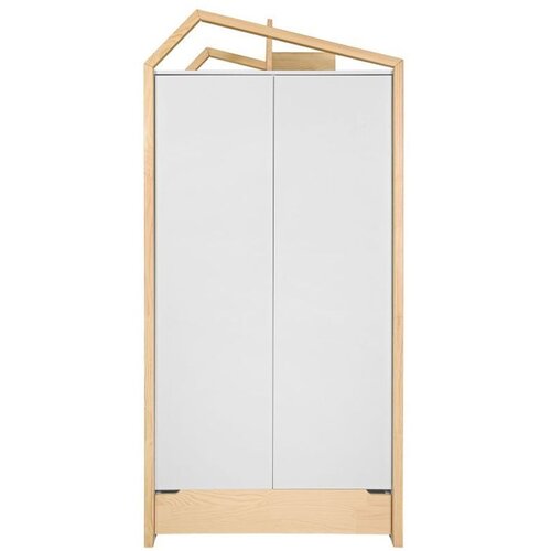 BELLAMY tatam dvokrilni ormar, white/pine Cene