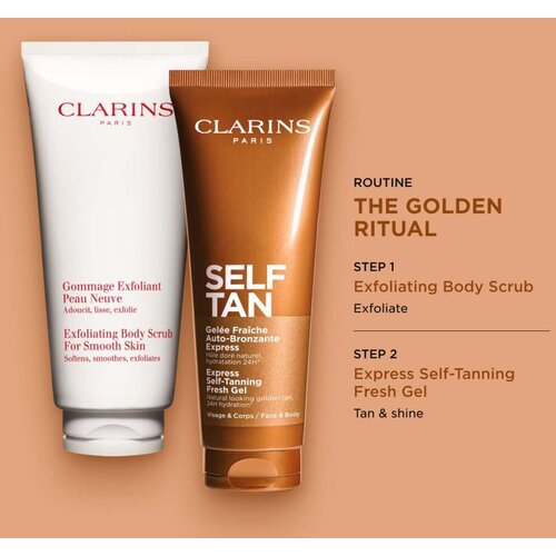 Clarins Self Tan Express Self-Tanning Fresh Gel samoporjavitveni gel z vlažilnim učinkom 125 ml Slike