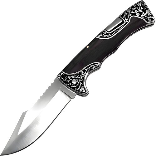 IZMAEL Outdoorov zložljiv nož A3157 - 22,5 / 9cm / Črna Slike