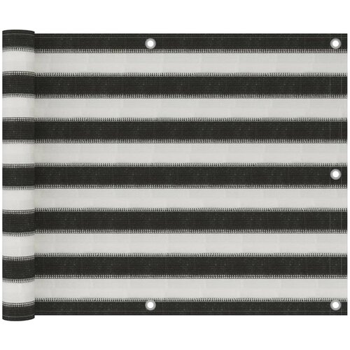 vidaXL balkonski zastor HDPE 75 x 300 cm antracit i bijeli Cijene