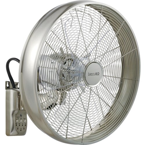  Lucci air 213126 - Zidni ventilator BREEZE 55W/230V mat hrom + daljinski upravljač Cene