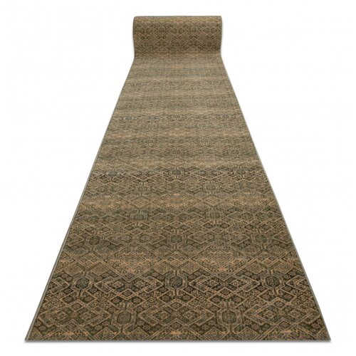 RugsX KESHAN Volnena tekač 1044/53533 Oriental bež / zelena 80 80x420 cm, (5000197619) Cene