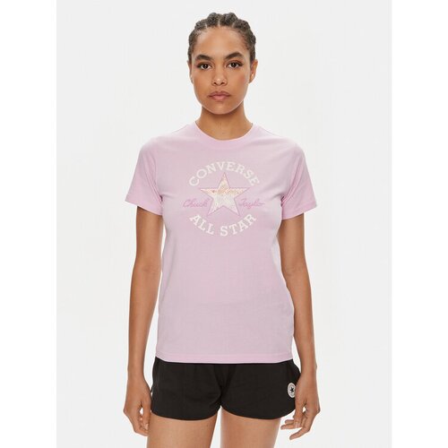 Converse majica w chuck patch infill tee 10026362-A03 vijolična regular fit Cene