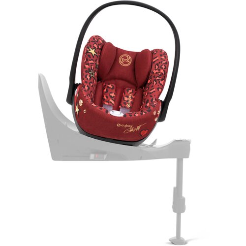 Cybex autosjedalica i-Size 40-87 cm Cloud T Platinum Rosenrot dark red 523000303 Slike