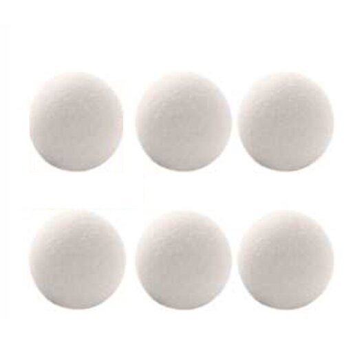 INF Volnene su&amp;scaron;ilne žoge 3 cm 6 kom White S, (21278319) Slike