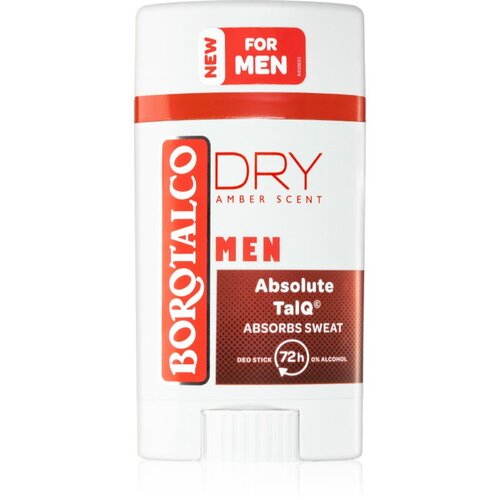Borotalco MEN Dry trdi deodorant 72 ur za moške Amber Scent 40 ml Cene