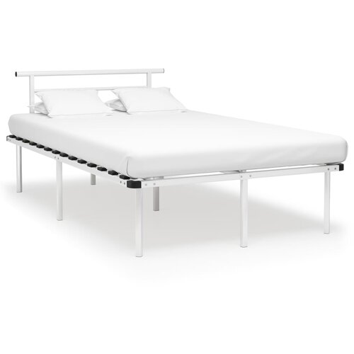 VidaXL Okvir za krevet bijeli metalni 120 x 200 cm Slike