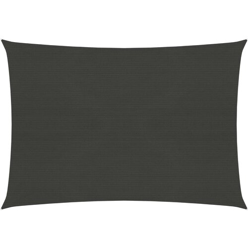 vidaXL Senčno jadro 160 g/m² antracitno 3,5x4,5 m HDPE Cene