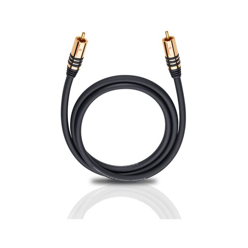 Oehlbach OB 21535 NF Podkabel RCA / RCA 5,0 m mono črn Slike