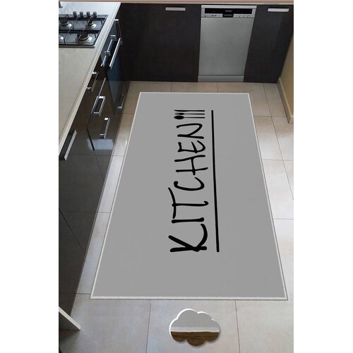 Conceptum Hypnose Tepih Wookece239, 100x300 cm, Sivo-crni Cijene
