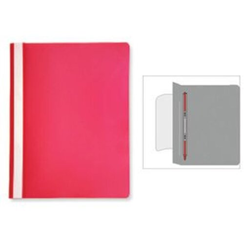 Optima Fascikl pvc klizna meh.crveni Slike