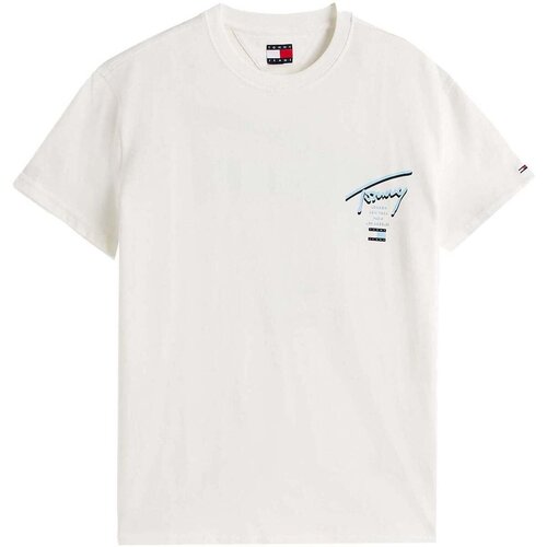 Tommy Jeans City Graphic T-Shirt Ecru Bijela Cijene