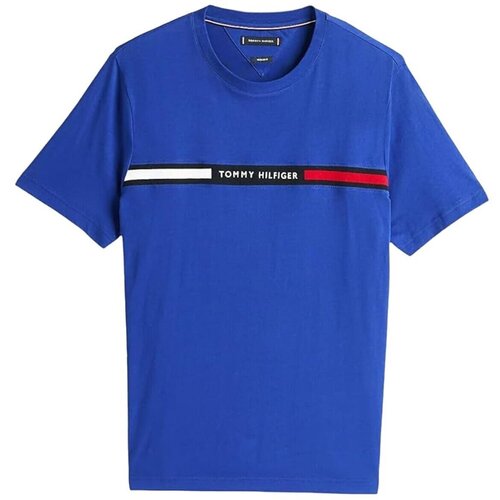 Tommy Hilfiger Majice s kratkimi rokavi MW0MW36498 Modra Cene