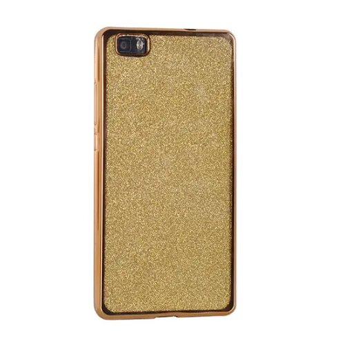 Nillkin silikonski ovitek z ble&amp;scaron;čicami bling za huawei P10 lite z zlatim okvirjem in ble&amp;scaron;čicami Slike