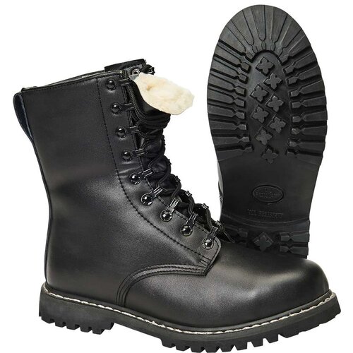 Brandit Vojničke čizme Springerstiefel sa krznom, Crna Slike