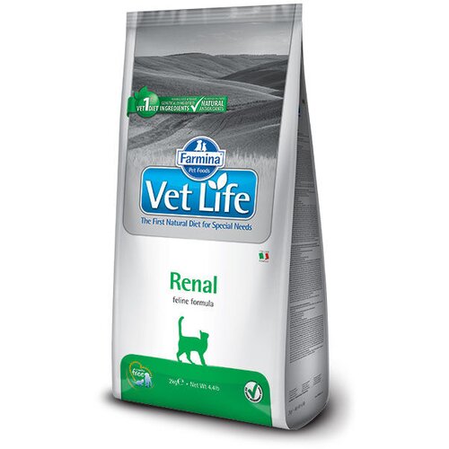 Farmina Vet Life Suva hrana za odrasle mačke Renal, 0.4kg Slike