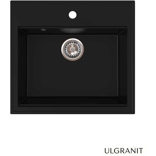 Ulgranit Granitna sudopera 56x51cm Crna Mat ULG560 &amp;oslash;90 Slike