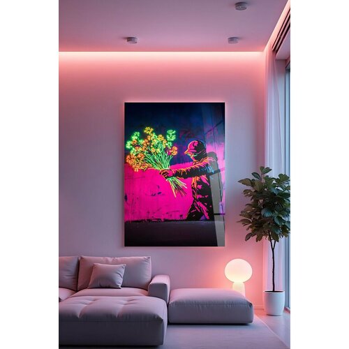 Wallity slika Hhlneon0031, 70x100 cm Cene