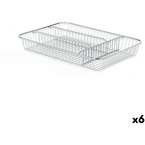  Pribora za Jelo Kinvara CN-W7267-1 CHROME Srebrna Srebro Metal 26 x 4 5 x 35 5 cm (6 kom.) Cijene