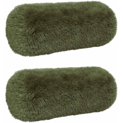  Presvlaka za jastuk 2 pcs HEERLEN Zelena Ø 15 x 40 cm PV flis - Zelena Ø 15 x 40 cm 2 Cene